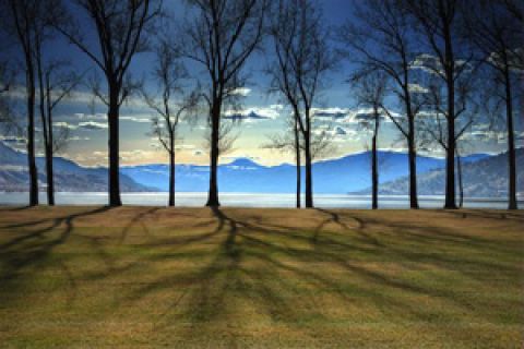 Kin Beach is a great place to relax and enjoy the Okanagan vistas.