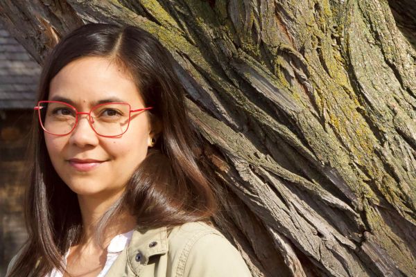English and Fine Arts Professor Corinna Chong enjoys a break in nature.